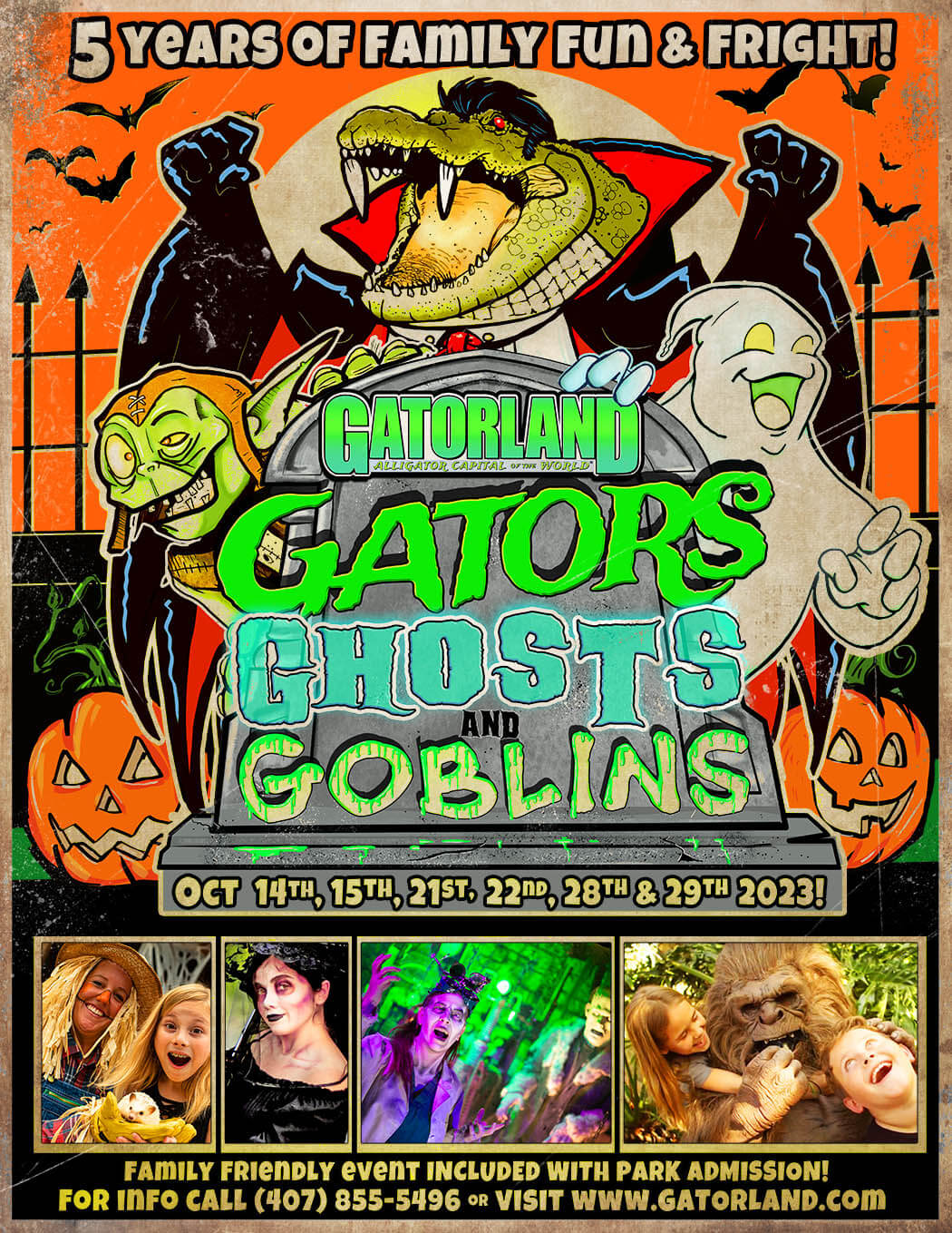 Gators Ghosts and Goblins Poster 2023