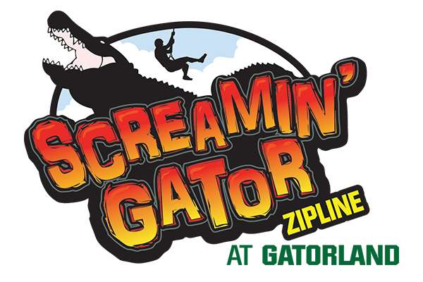 Screamin' Gator Zipline | Gatorland | Orlando Florida Family Adventure Theme Park